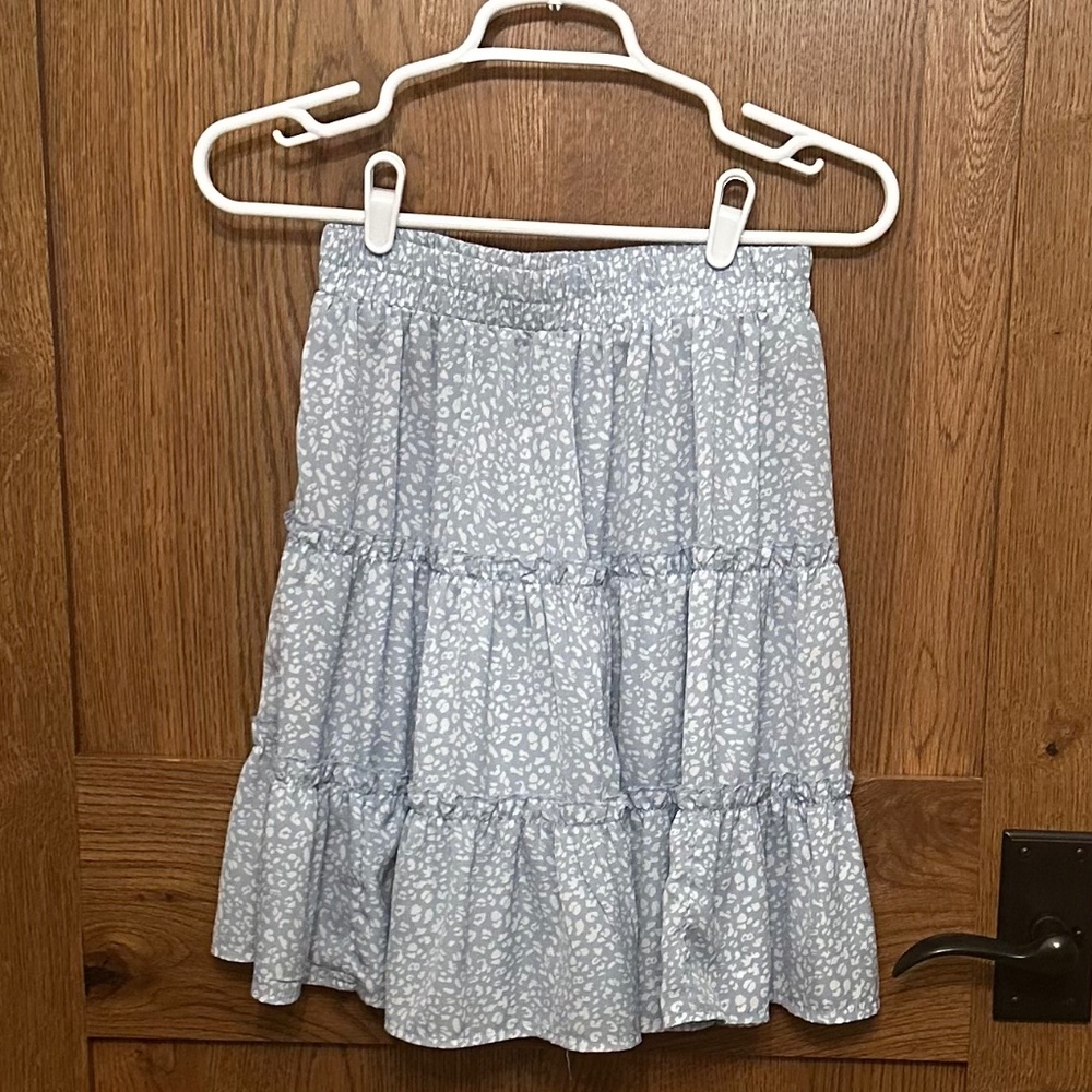 Shein floral skirt